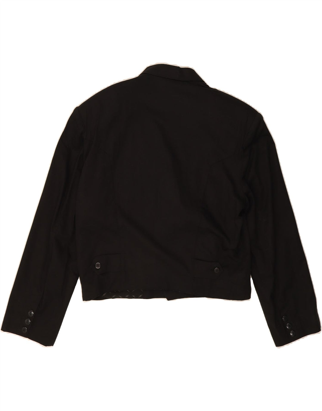 VINTAGE Womens Oversized Double Breasted Blazer Jacket IT 48 XL Black Vintage Vintage and Second-Hand Vintage from Messina Hembry 