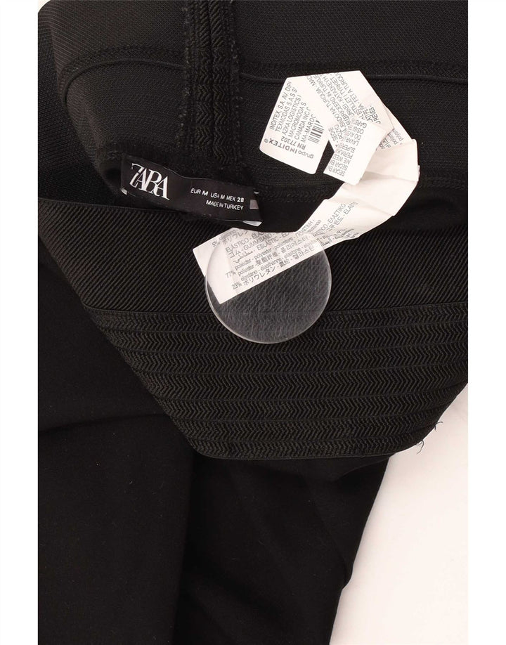 Damskie legginsy Zara UK 12, średni czarny poliester