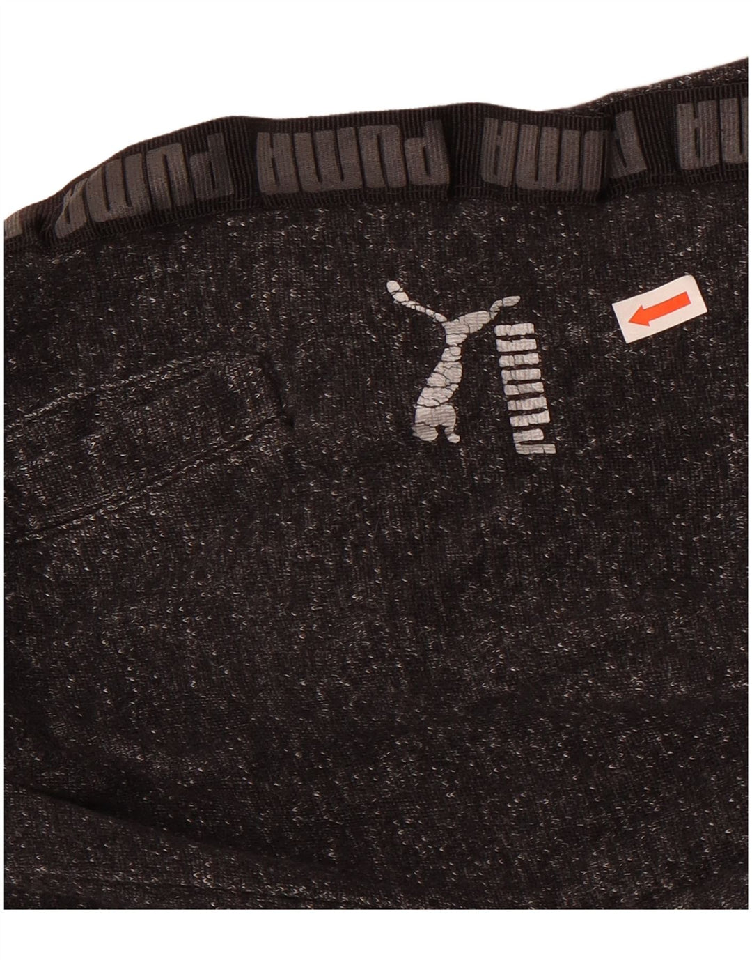 Chłopięce spodnie dresowe Puma z grafiką 7-8 lat, małe, czarne, bawełniane