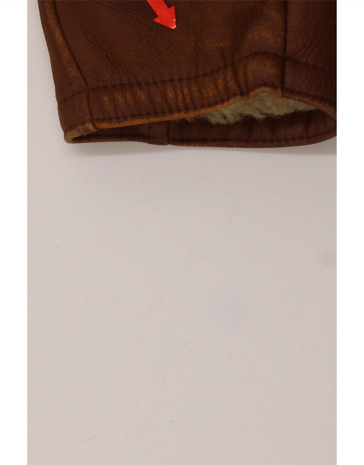 Vintage damska kurtka Shearling IT 50 Large Brown Shearling