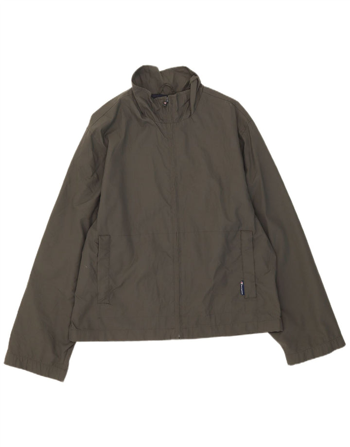 Męska kurtka przeciwdeszczowa Champion UK 38 Medium Khaki, poliamid
