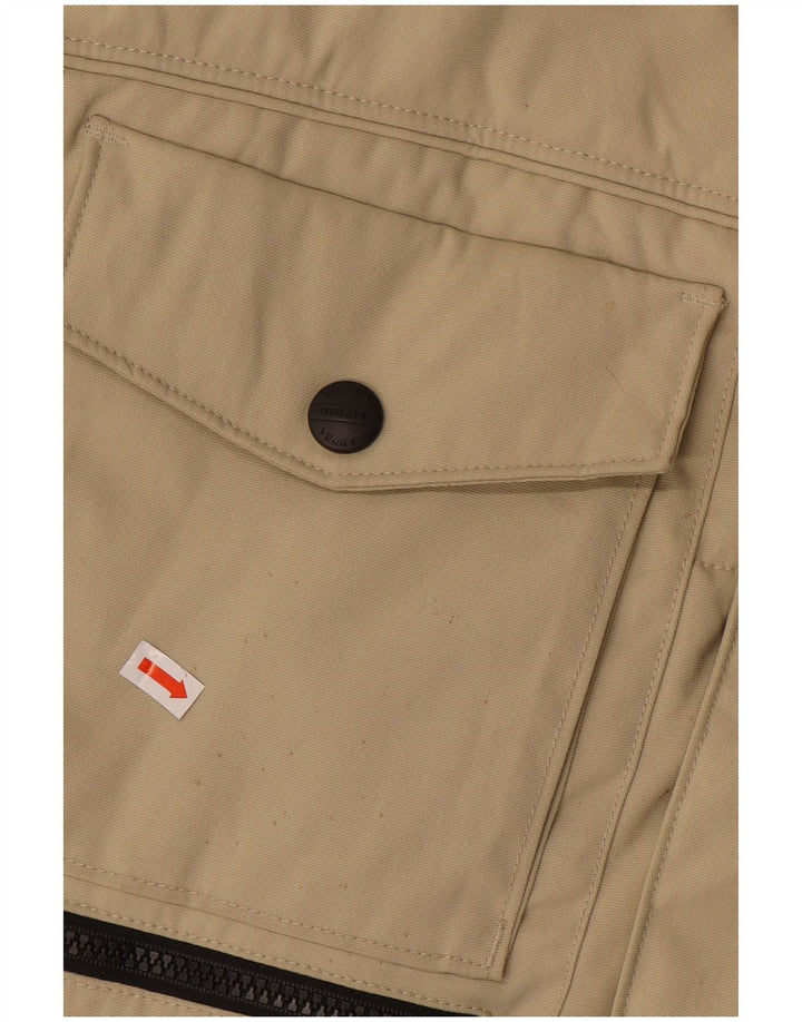 DIADORA Mens Utility Gilet UK 44 2XL Beige Polyamide