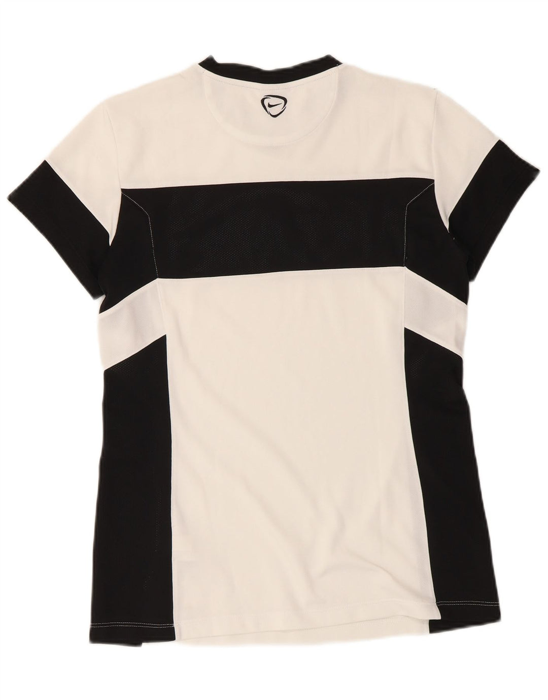 Męska koszulka Nike Dri Fit Top z poliestru w kolorze średniej bieli