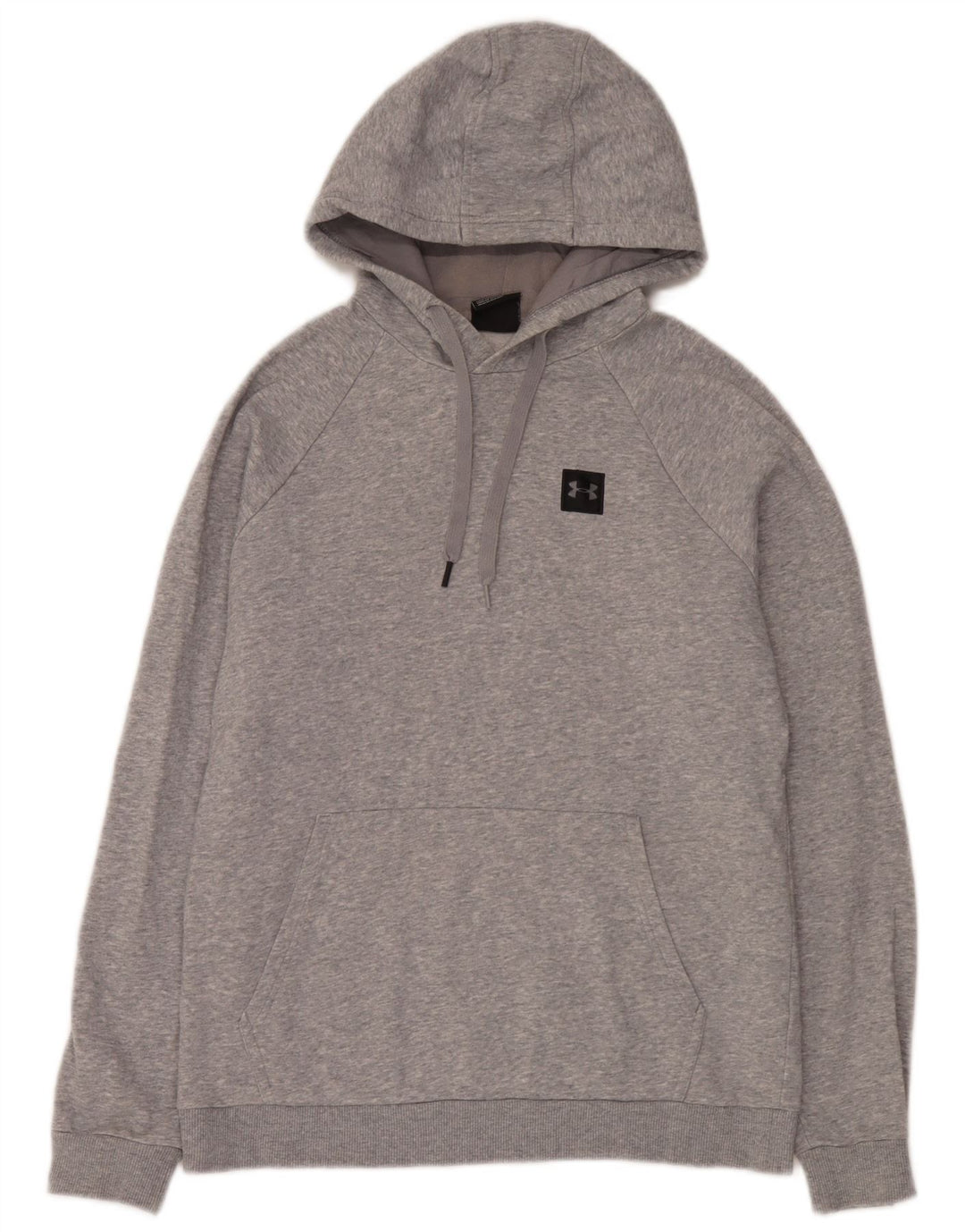 Męski sweter z kapturem Under Armour, średnioszary, bawełniany w plamki