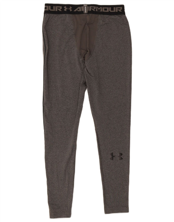UNDER ARMOUR Mens Graphic Leggings Medium  Grey