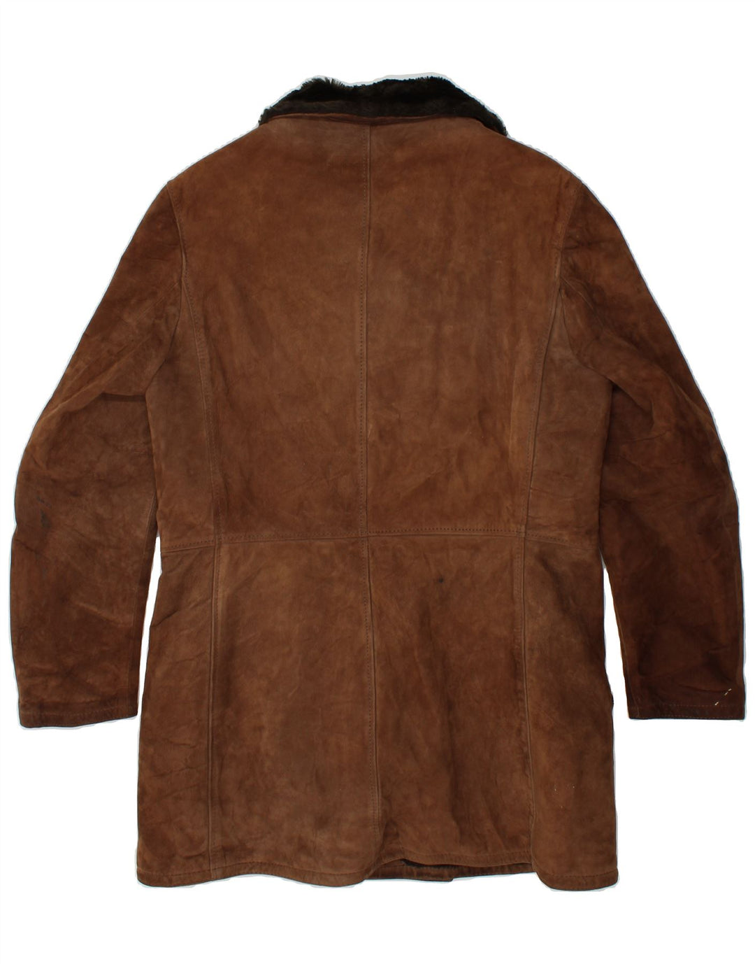 Płaszcz damski VINTAGE IT 52 2XL brązowy