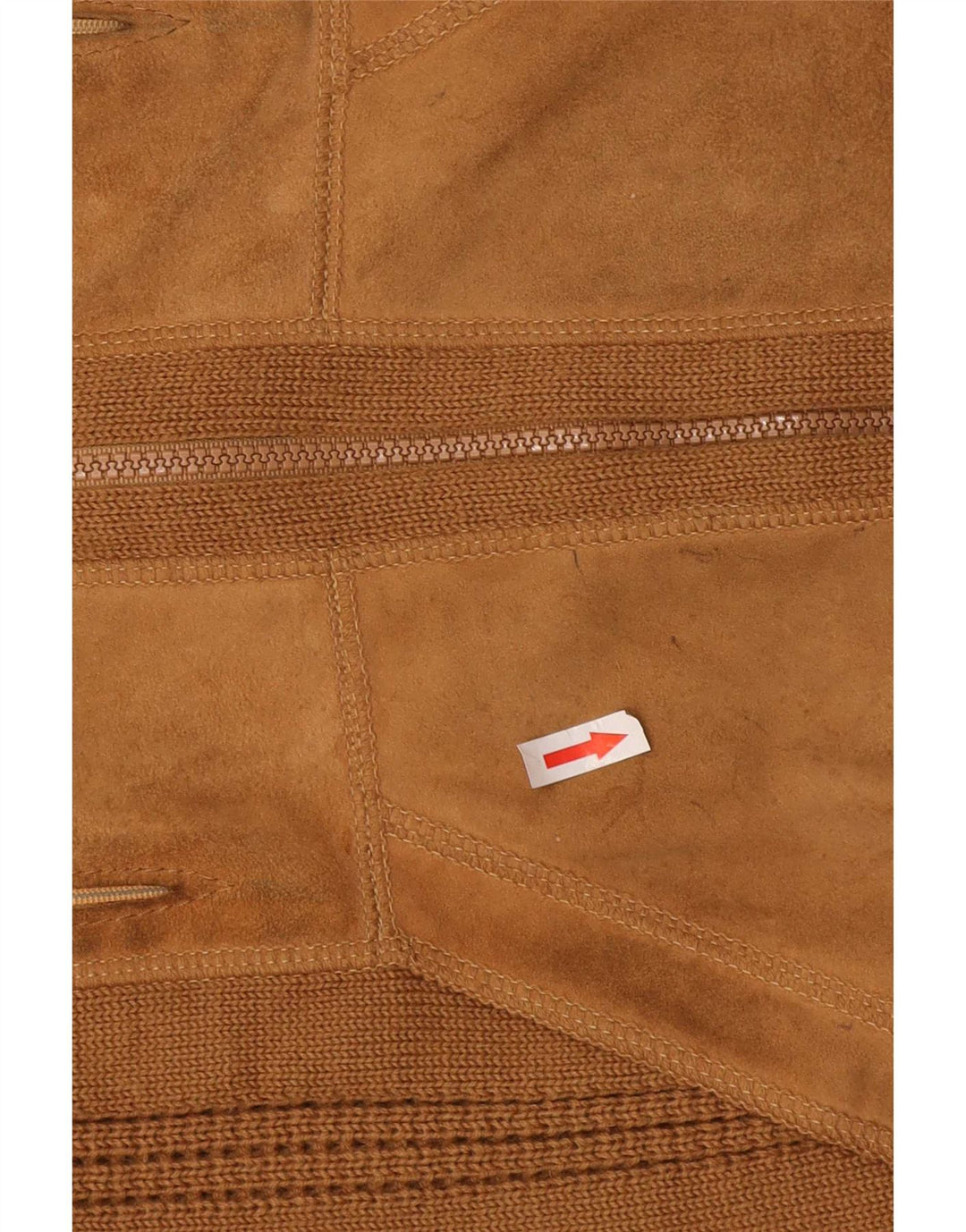 Sweter damski w stylu vintage, kardigan UK 14, średni beż