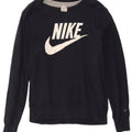 Damska bluza Nike Graphic Jumper UK 14 Średni granatowy, bawełniany