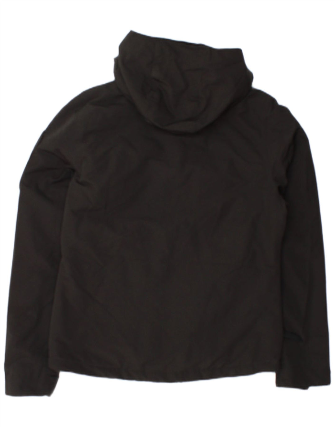 Damska kurtka wiatrówka z kapturem Superdry UK 10, mała, czarna, poliester