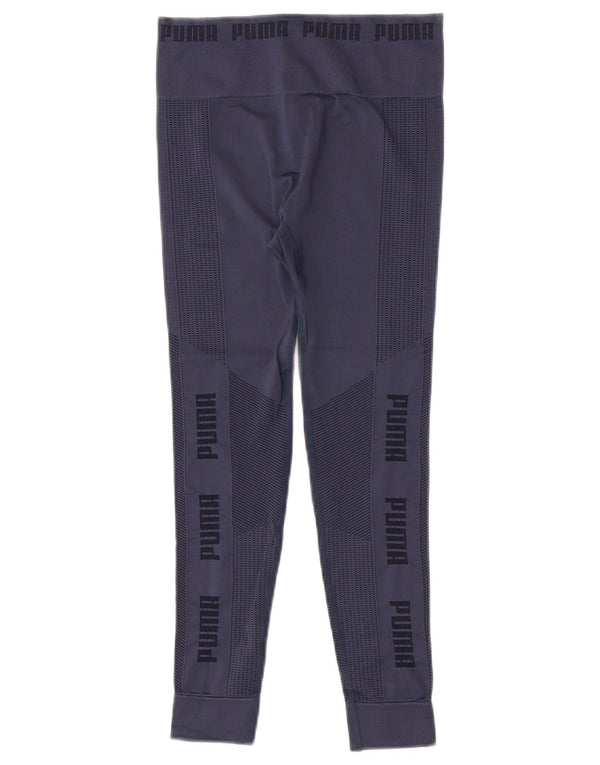 Damskie legginsy Puma Crop UK 8, małe, granatowe