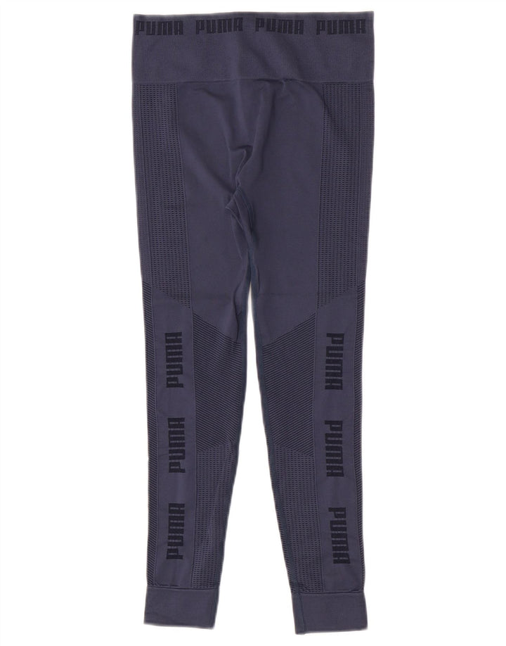 Damskie legginsy Puma Crop UK 8, małe, granatowe