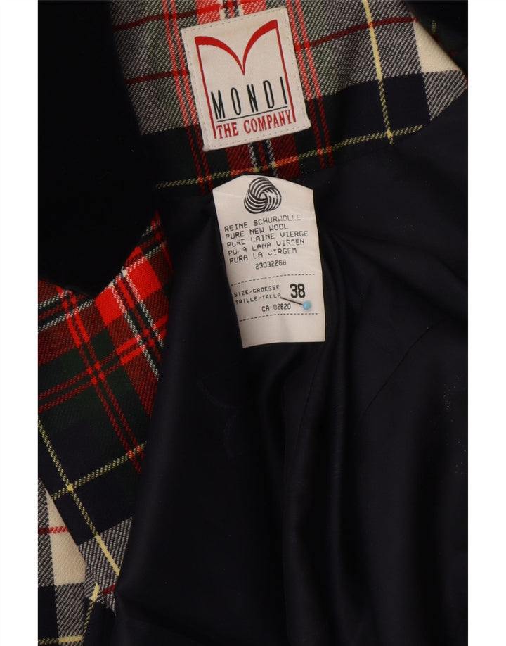 Damska marynarka MONDI o przedłużonym kroju EU 38, klasyczna w średnią czerwoną kratę