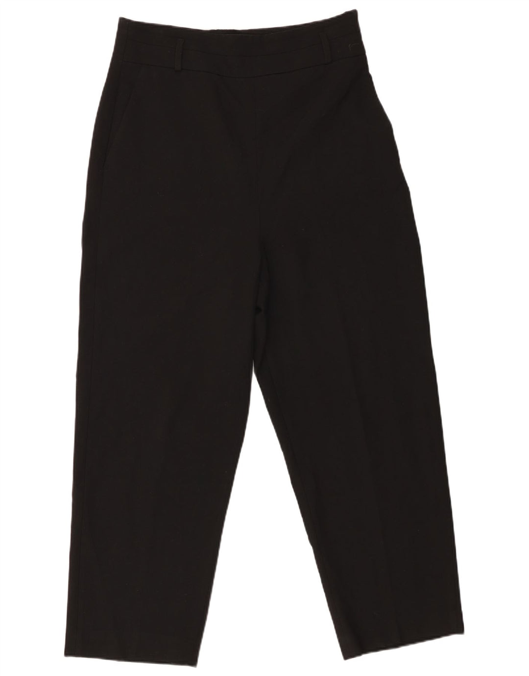Damskie zwężane spodnie chino Zara, duże W30 L26, czarny poliester