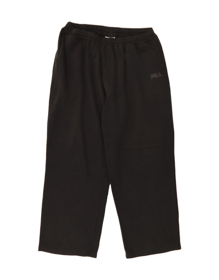 FILA Mens Tracksuit Trousers 2XL  Black Polyester Vintage Fila and Second-Hand Fila from Messina Hembry 