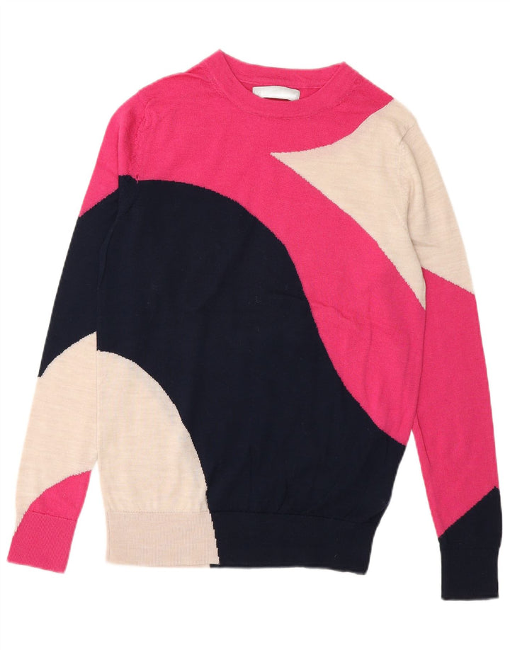 Marks & Spencer Damski sweter z okrągłym dekoltem, UK 6 XS, wielokolorowy