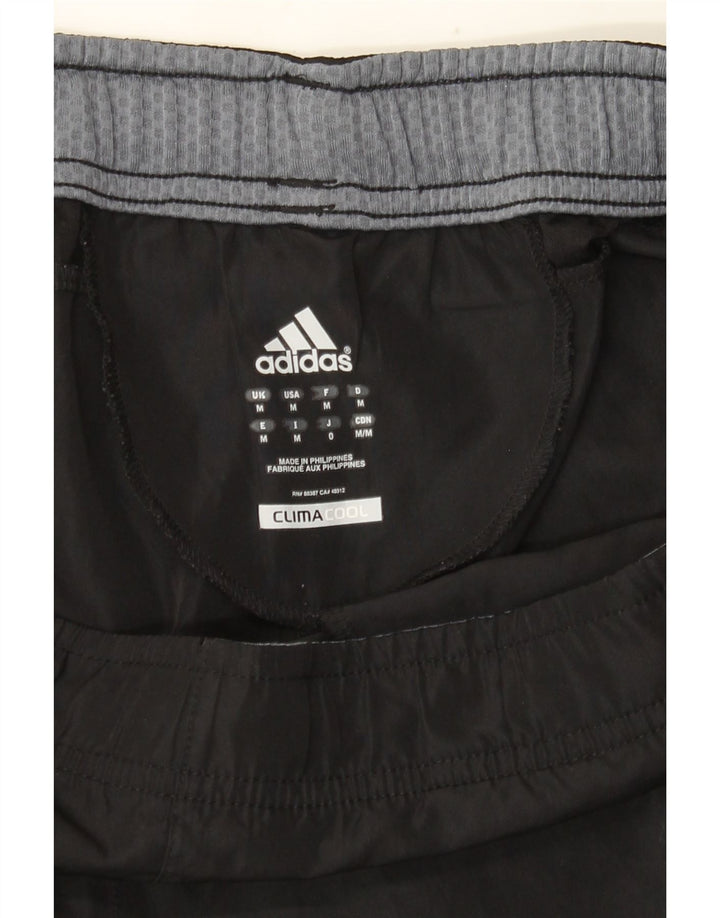 Męskie spodenki sportowe Adidas Climacool, średnio czarne, z blokami kolorów