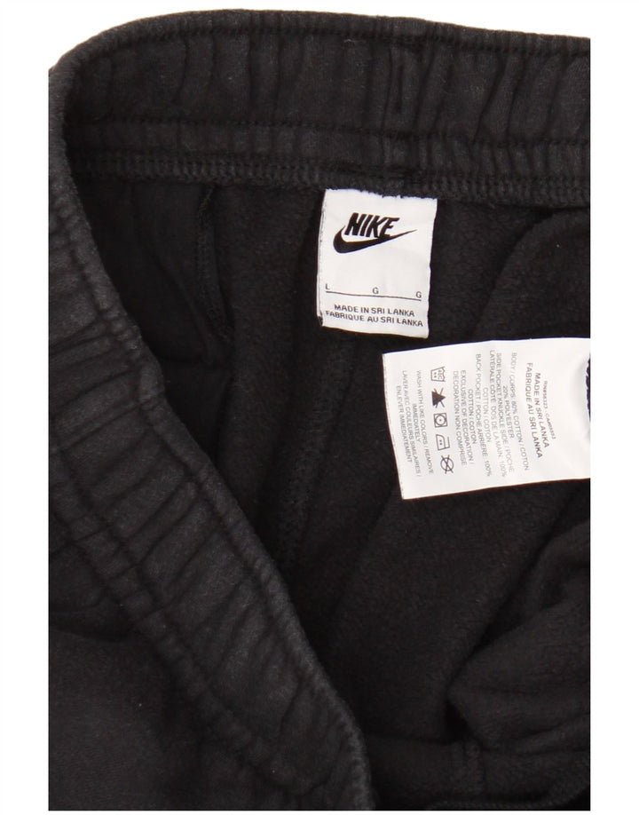 Damskie spodnie dresowe Nike UK 16, duże, czarne, bawełniane