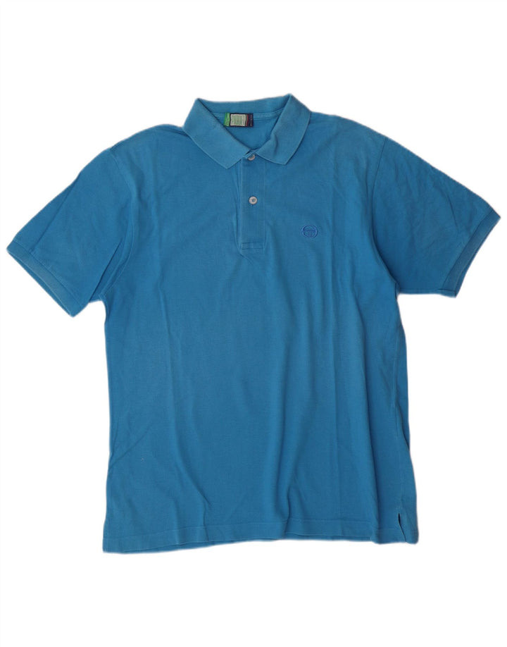 Męska koszulka polo Sergio Tacchini w kolorze średnioniebieskim