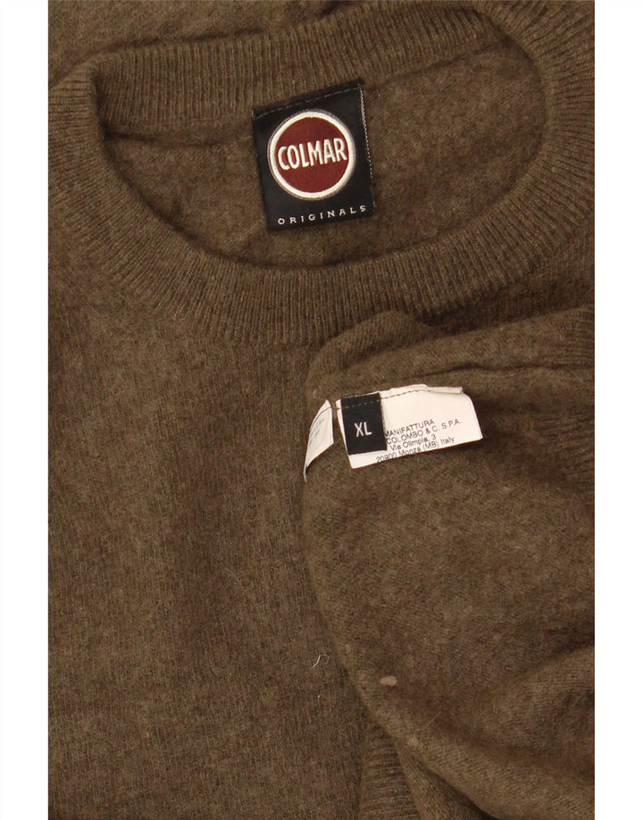 Chłopięcy sweter z okrągłym dekoltem Colmar 13-14 lat XL Khaki