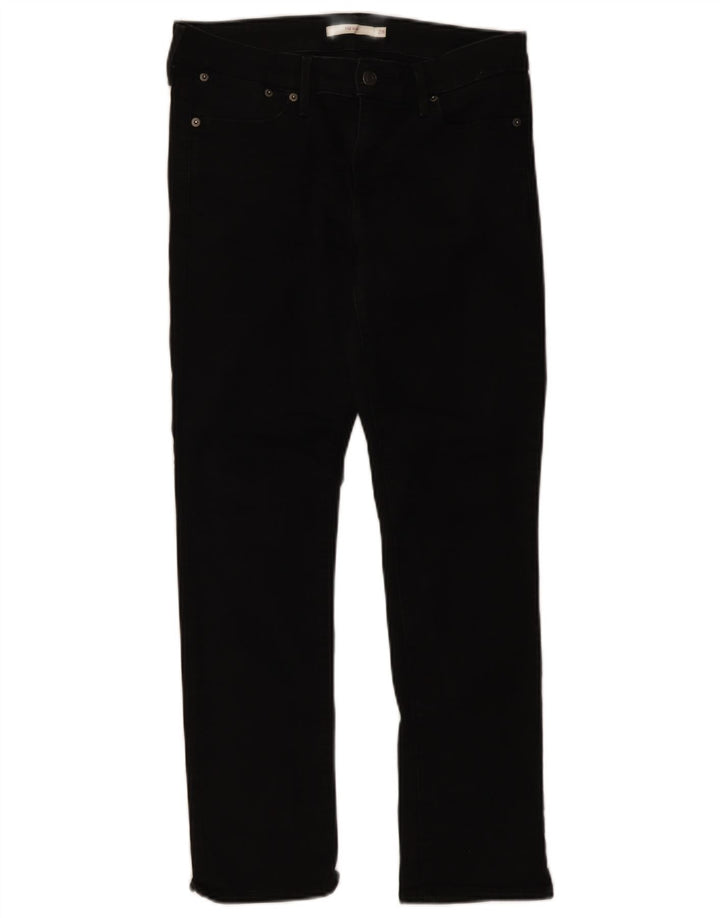 Damskie jeansy Levi's 712 Slim W28 L28 Czarna bawełna