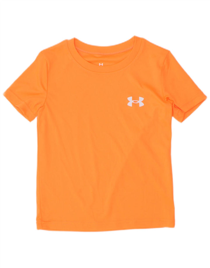 Chłopięcy T-shirt z grafiką Under Armour 3-4 lata, pomarańczowy