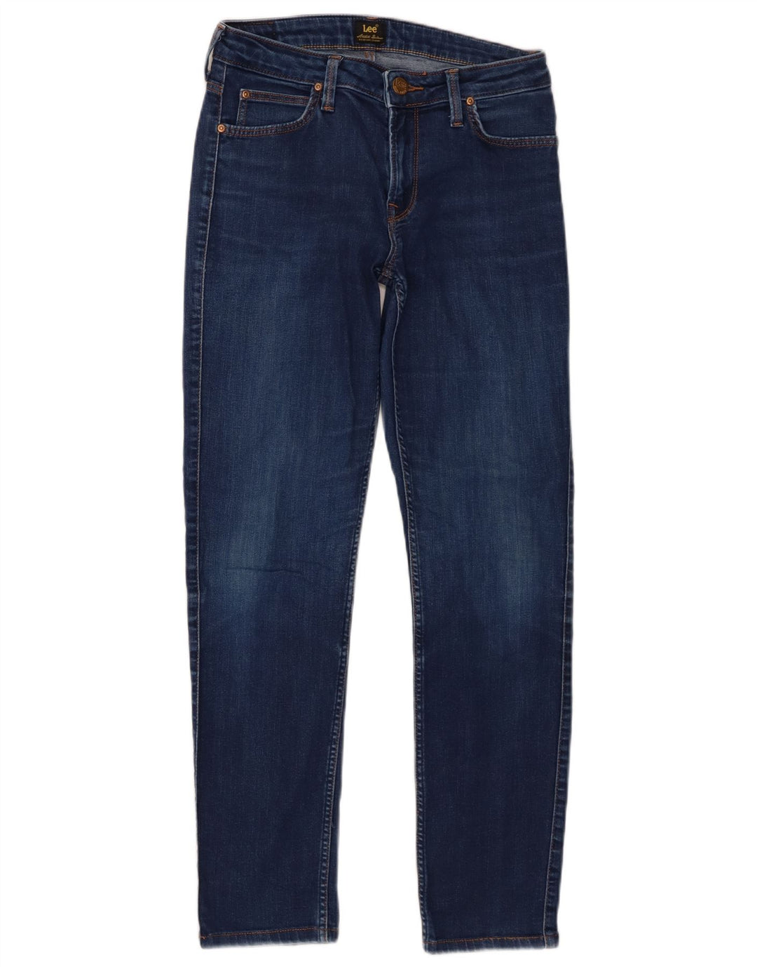 Damskie jeansy Lee Elly Slim W28 L28 Granatowa bawełna