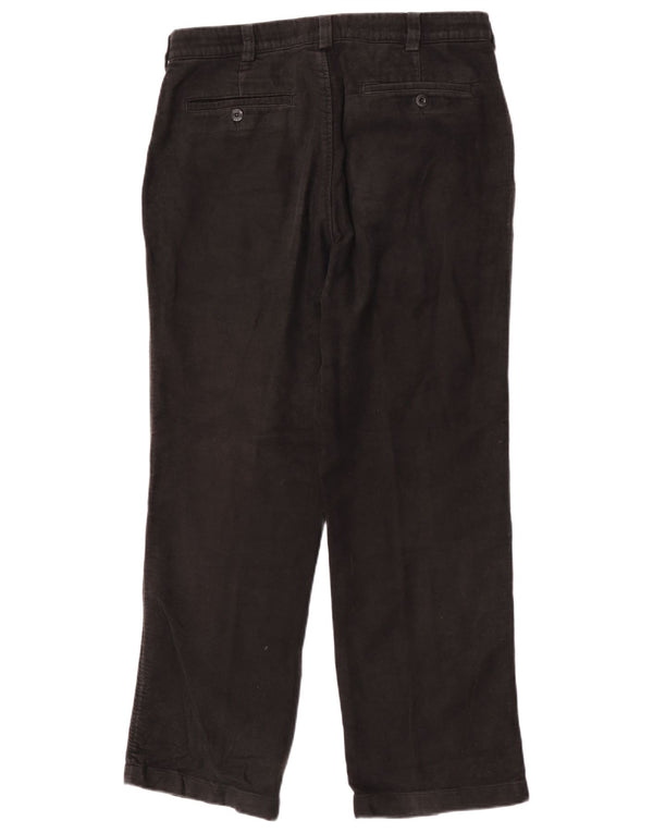 Męskie spodnie chino Marks & Spencer Blue Harbor Straight W34 L29 czarne