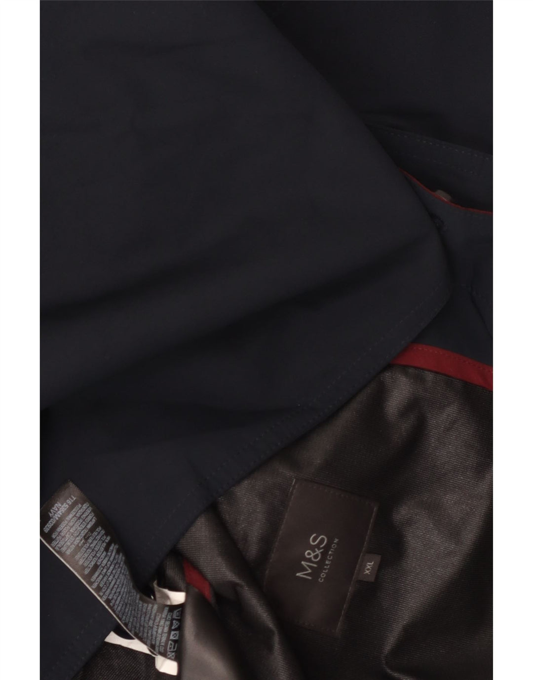 Marks & Spencer Płaszcz męski UK 44 2XL Granatowy poliester