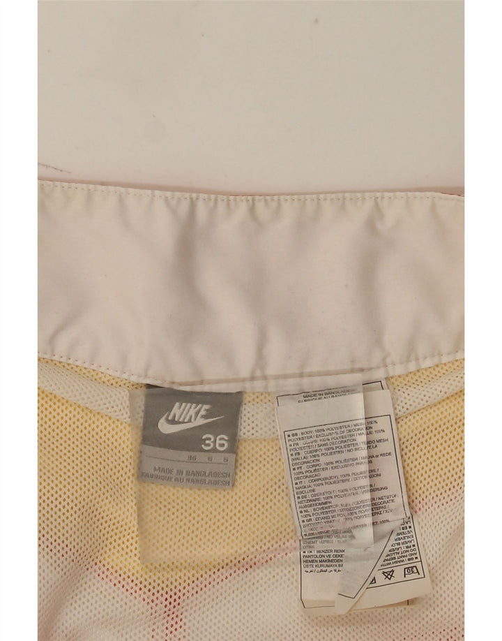 Męskie spodenki kąpielowe Nike z grafiką, duże, pomarańczowe, poliestrowe bloki kolorów