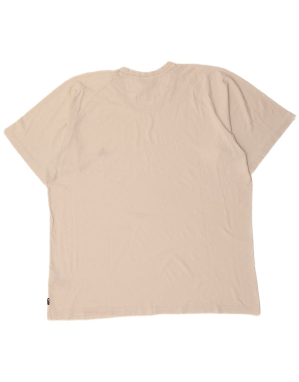 T-shirt męski ADIDAS, 2XL, bawełna w kolorze złamanej bieli