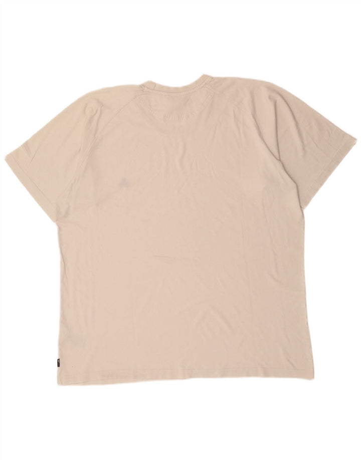 T-shirt męski ADIDAS, 2XL, bawełna w kolorze złamanej bieli