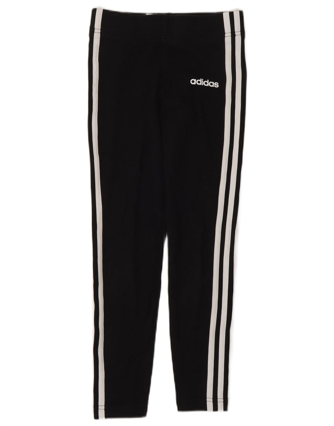Legginsy dziewczęce ADIDAS 9-10 lat, czarna bawełna