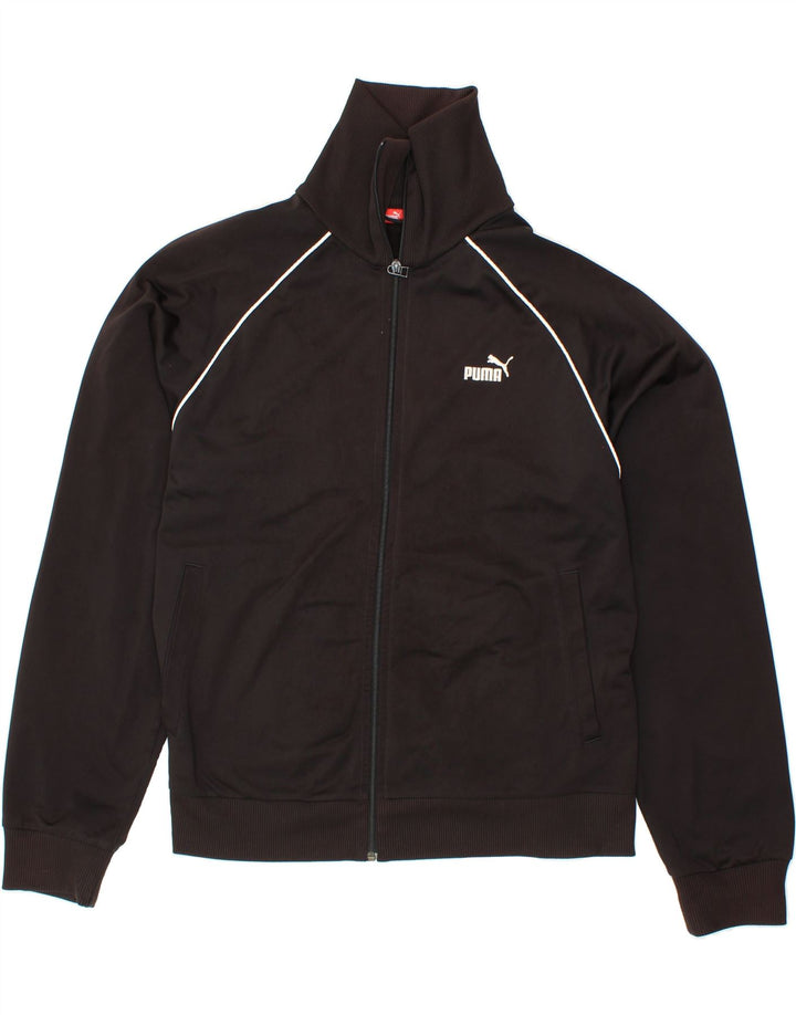 PUMA Mens Tracksuit Top Jacket XL Black Vintage Puma and Second-Hand Puma from Messina Hembry 