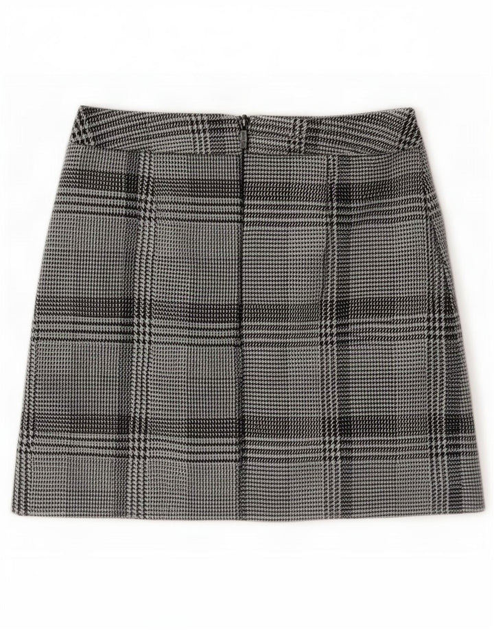 Marks & Spencer Damska spódnica mini UK 10 Small W28 Niebieska pepitka