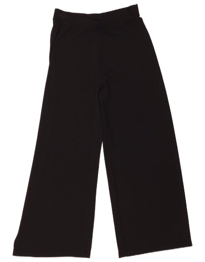 Damskie spodnie chino z szeroką nogawką Zara, średnie W28 L29, czarne