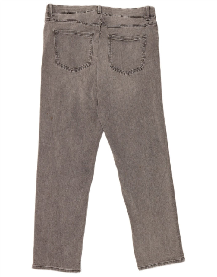 Marks & Spencer Damskie The Sienna Straight Jeans UK 14 Medium W32 L28 Szare