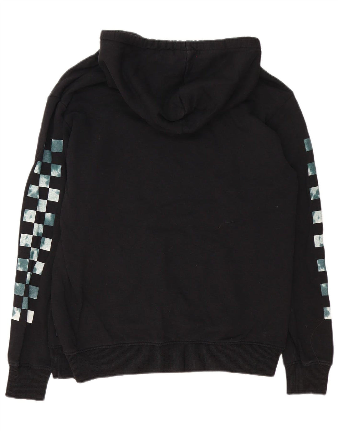 Męski sweter z kapturem Vans z grafiką, średni czarny, bawełniany