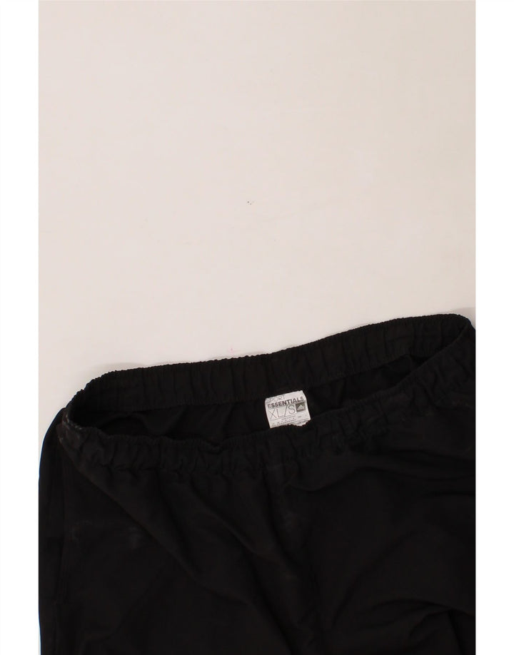 ADIDAS Boys Climalite Tracksuit Trousers 15-16 Years XL Black Polyester Vintage Adidas and Second-Hand Adidas from Messina Hembry 