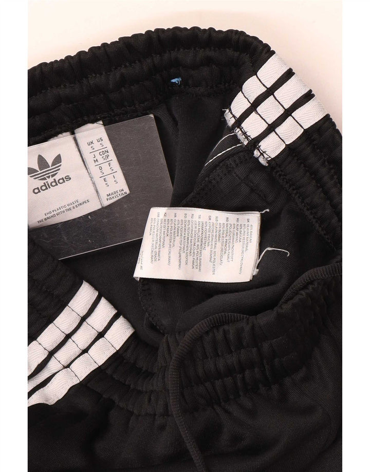 Męskie spodnie dresowe Adidas, małe, czarne, poliestrowe