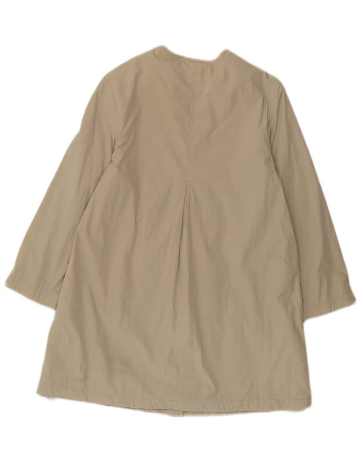 Trencz dziewczęcy Massimo Dutti 9-10 lat, szary nylon