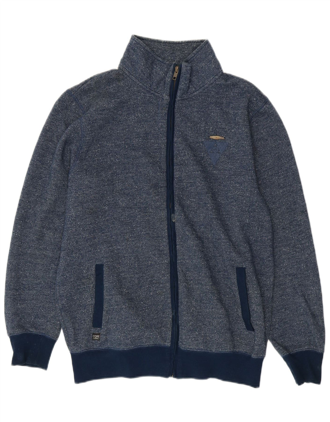Męska kurtka dresowa Jack & Jones, duża, granatowa, bawełniana w cętki