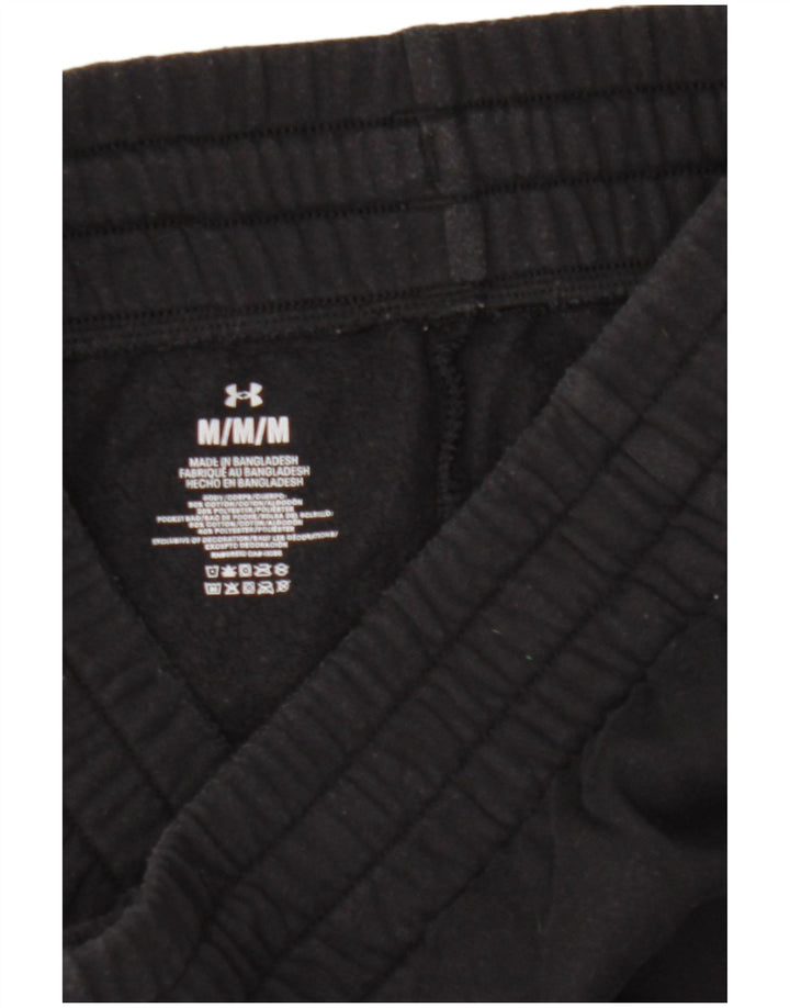 Męskie spodnie dresowe Under Armour, średniej wielkości, czarne, bawełniane