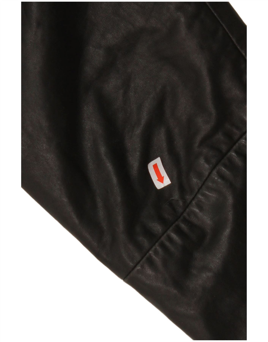 MAURITIUS Damska skórzana marynarka zapinana na 3 guziki, UK 18 XL, czarna skóra