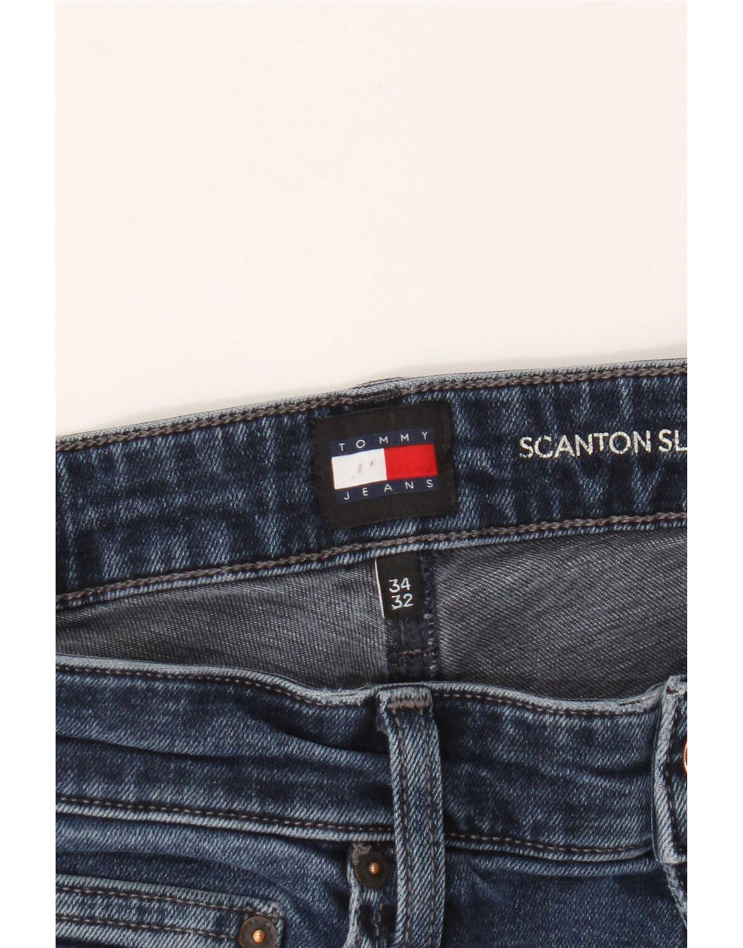 Męskie dżinsy Tommy Hilfiger Scanton Slim W34 L32 Niebieskie