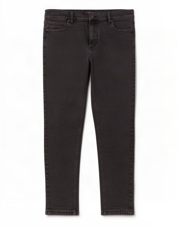 Męskie jeansy slim fit Farah W36 L32 Czarne bawełniane