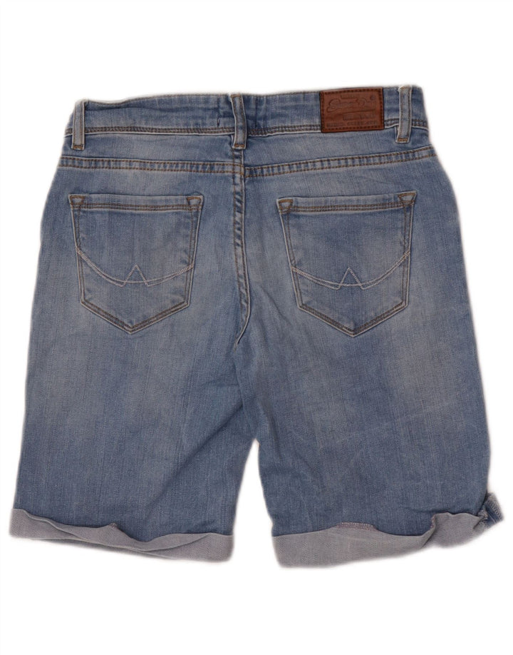 Damskie spodenki jeansowe Superdry w trudnej sytuacji W26, małe niebieskie