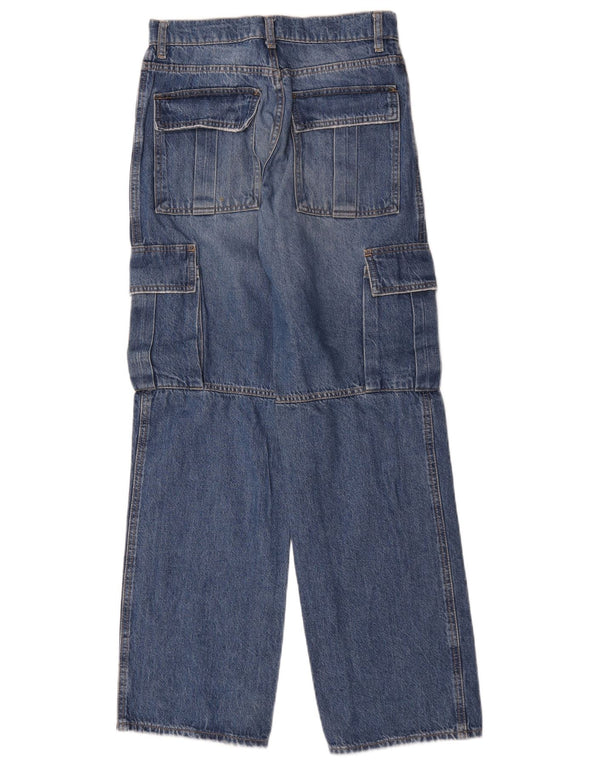 Dżinsy damskie Zara Cargo Loose EU 36 XS W26 L31 Niebieskie