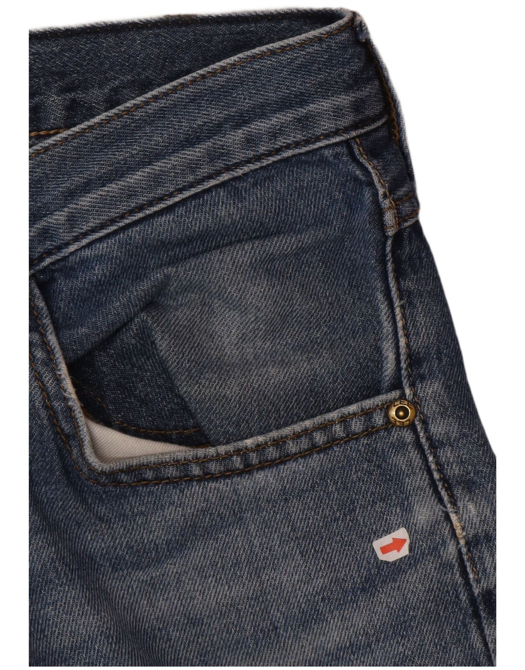 Męskie krótkie spodenki jeansowe Lee z 5 kieszeniami W31, średnioniebieskie, bawełniane