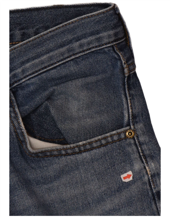 Męskie krótkie spodenki jeansowe Lee z 5 kieszeniami W31, średnioniebieskie, bawełniane