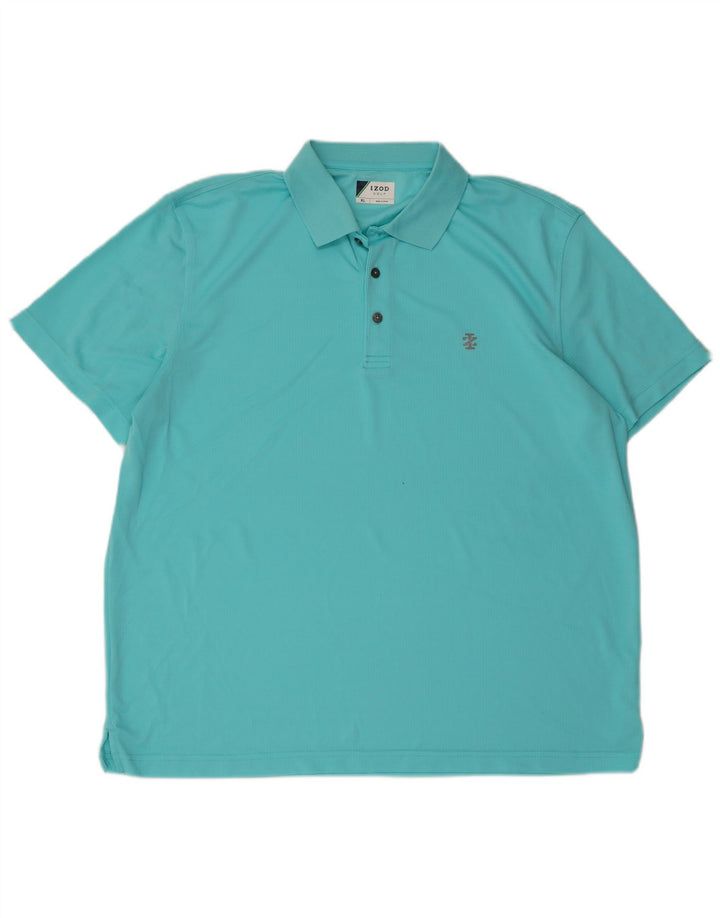 Męska koszulka polo do golfa XL IZOD, turkusowa